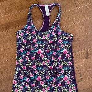 Ivivva tank top // burgundy, pink , green, blue